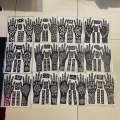 Full Hand Mehndi Stencil Design Cosmia.pk