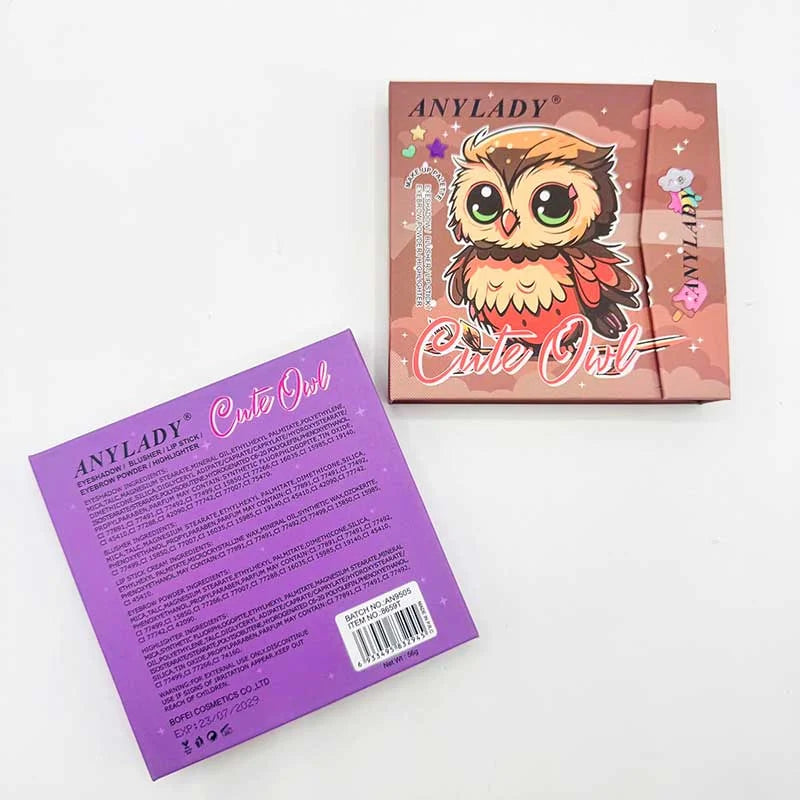 ANYLADY Cute Owl All-in-One Makeup Palette Anylady