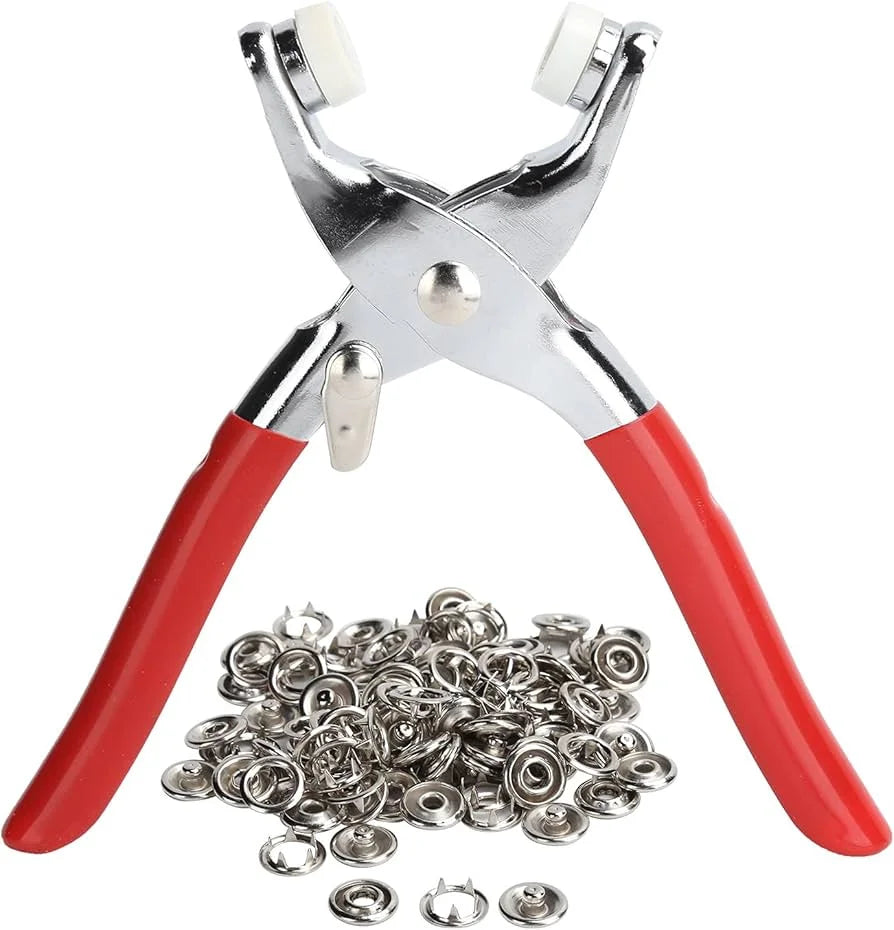Tich button metal with lock snap buttons press plier Cosmia.pk