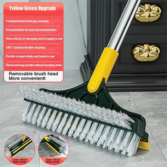 2-in-1 Rotatable Floor Scrub Brush & Rubber Squeegee Wiper Cosmia.pk