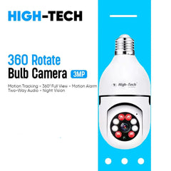 360 Degree Wireless Wifi Light Bulb Security Camera Cosmia.pk