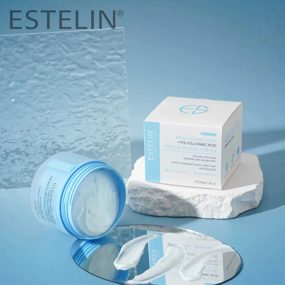 ESTELIN Hyaluronic Acid Moisturizing Cream - 200g Estelin