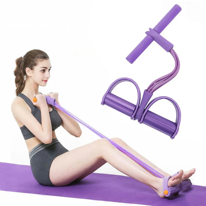 Rubber Pull Tummy Trimmer Waist Trimmer Abs Exerciser Cosmia.pk