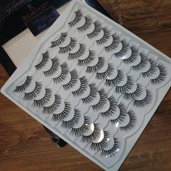 20 pairs 100% super HANDMADE Lashes Cosmia.pk