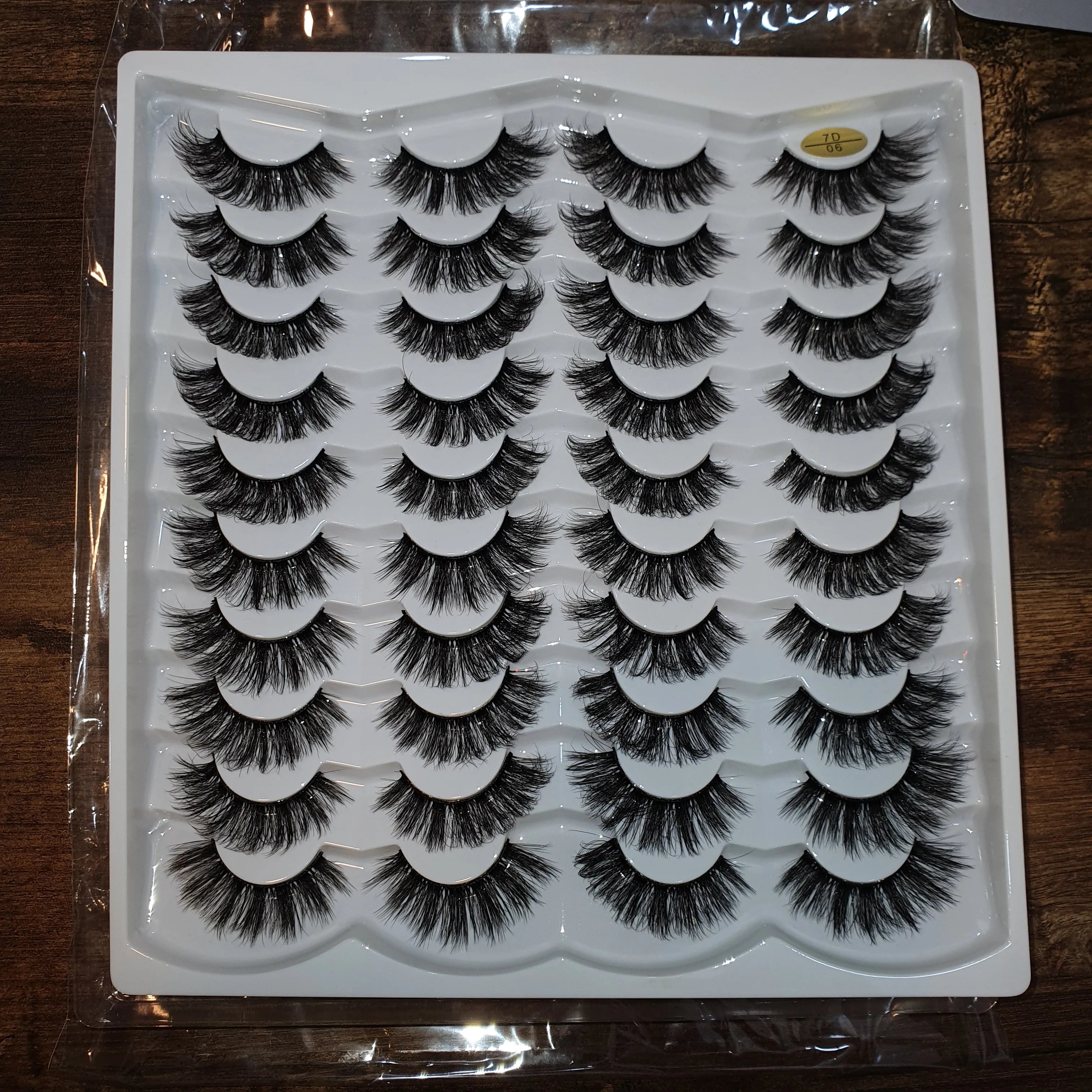 20 pairs 100% super HANDMADE Heavy Lashes For Bridals Cosmia.pk