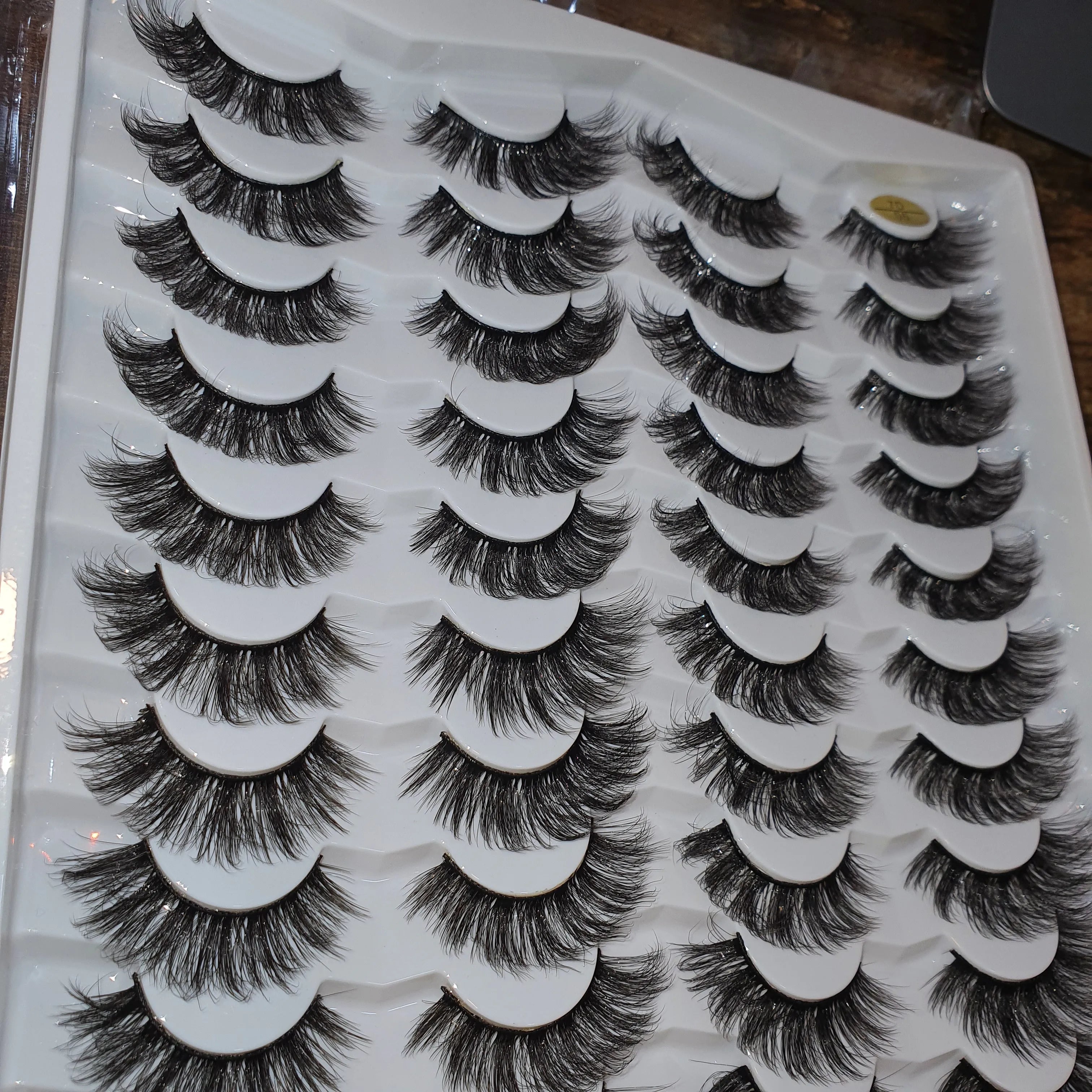 20 pairs 100% super HANDMADE Heavy Lashes For Bridals Cosmia.pk