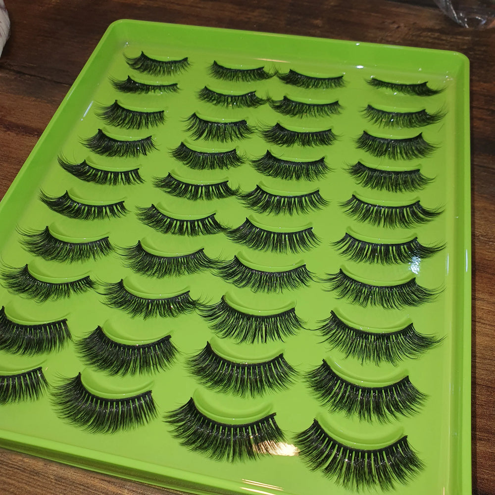 100% HandMade Lashes 20 Pairs Cosmia.pk