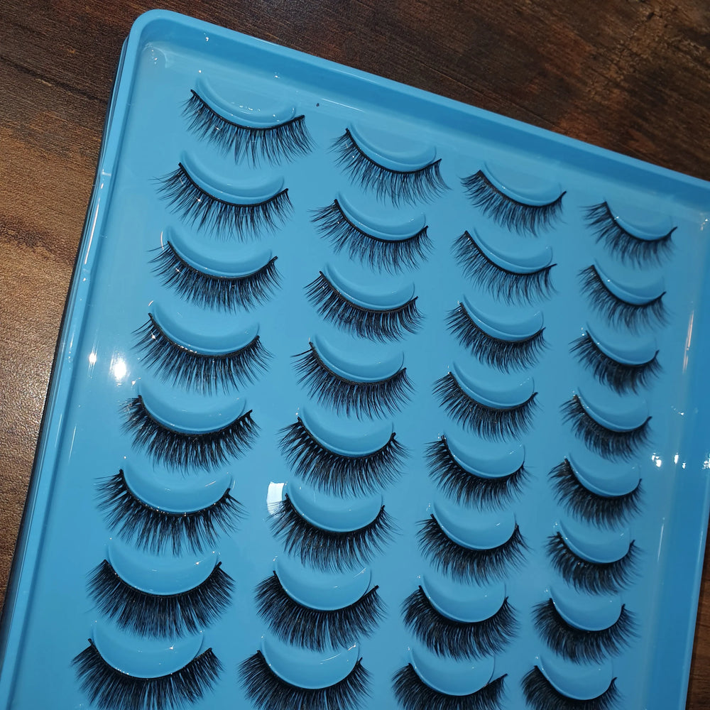 20 Pairs Handmade Lashes Cosmia.pk