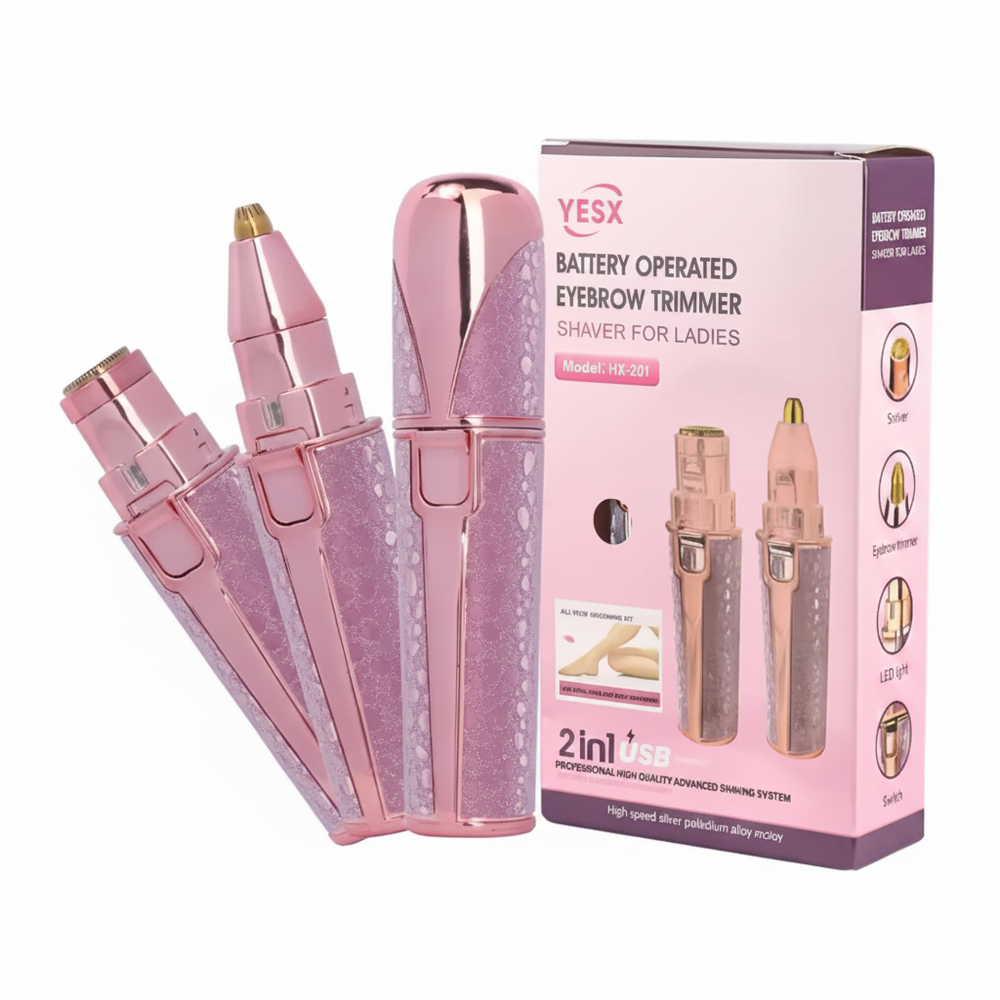 YESX 2 in 1 Eyebrow Trimmer & Facial Hair Shaver - Each YESX