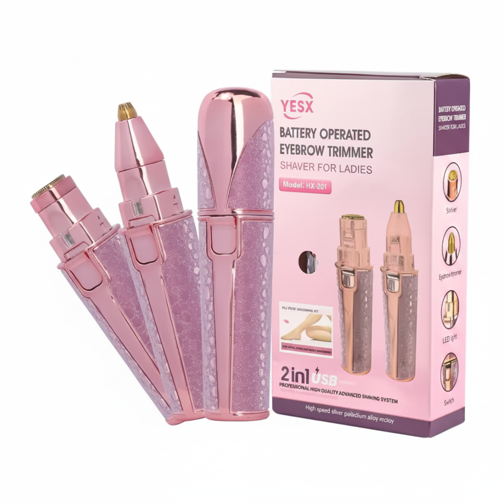 YESX 2 in 1 Eyebrow Trimmer & Facial Hair Shaver - Each YESX