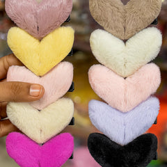Heart Hair Clip - 12 Pcs Cosmia.pk