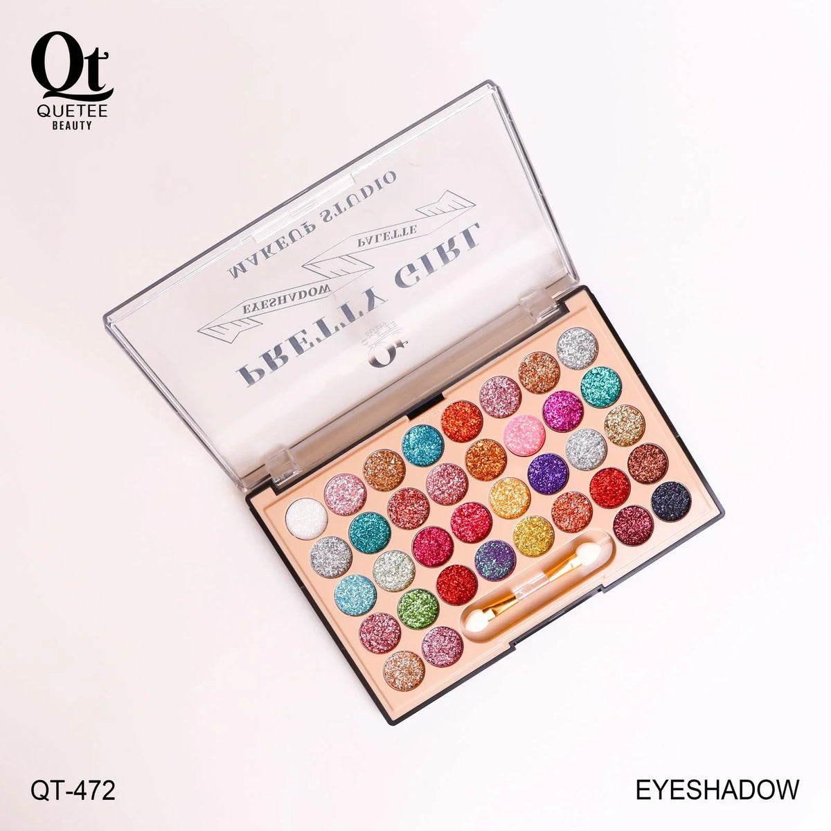 Quetee Beauty Eye Shadow Kit 36 Shine Colors Quetee