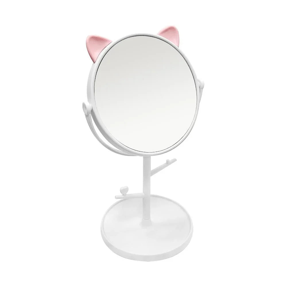 Cat Ear Makeup Mirror with Stand Cosmia.pk