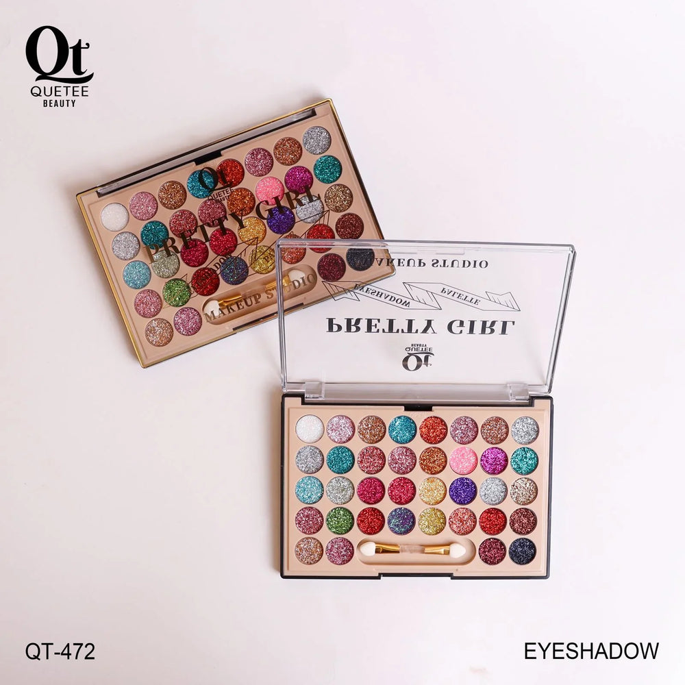 Quetee Beauty Eye Shadow Kit 36 Shine Colors Quetee