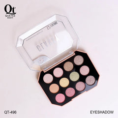 Quetee Beauty shimmer Eye Shadow Kit 12 Colors Quetee