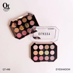 Quetee Beauty shimmer Eye Shadow Kit 12 Colors Quetee