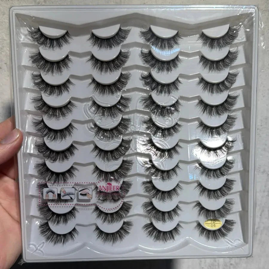 Anjeer 20 pairs Fake eyelashes Anjeer