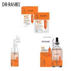 DR.Rashel 3 Series Vitamin C Primer Serum Cleansing Mouse & Sheet Mask Deal DR.Rashel