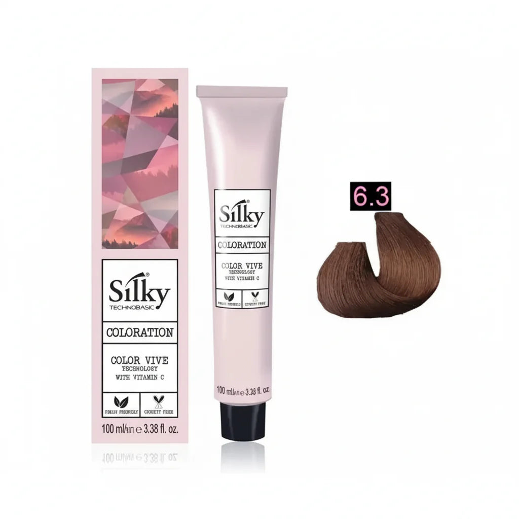 Silky 6.3 Hair Color – 100ml Silky