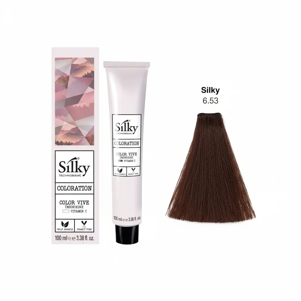 Silky Coloration 6.53 Hair Color - 100ml Silky