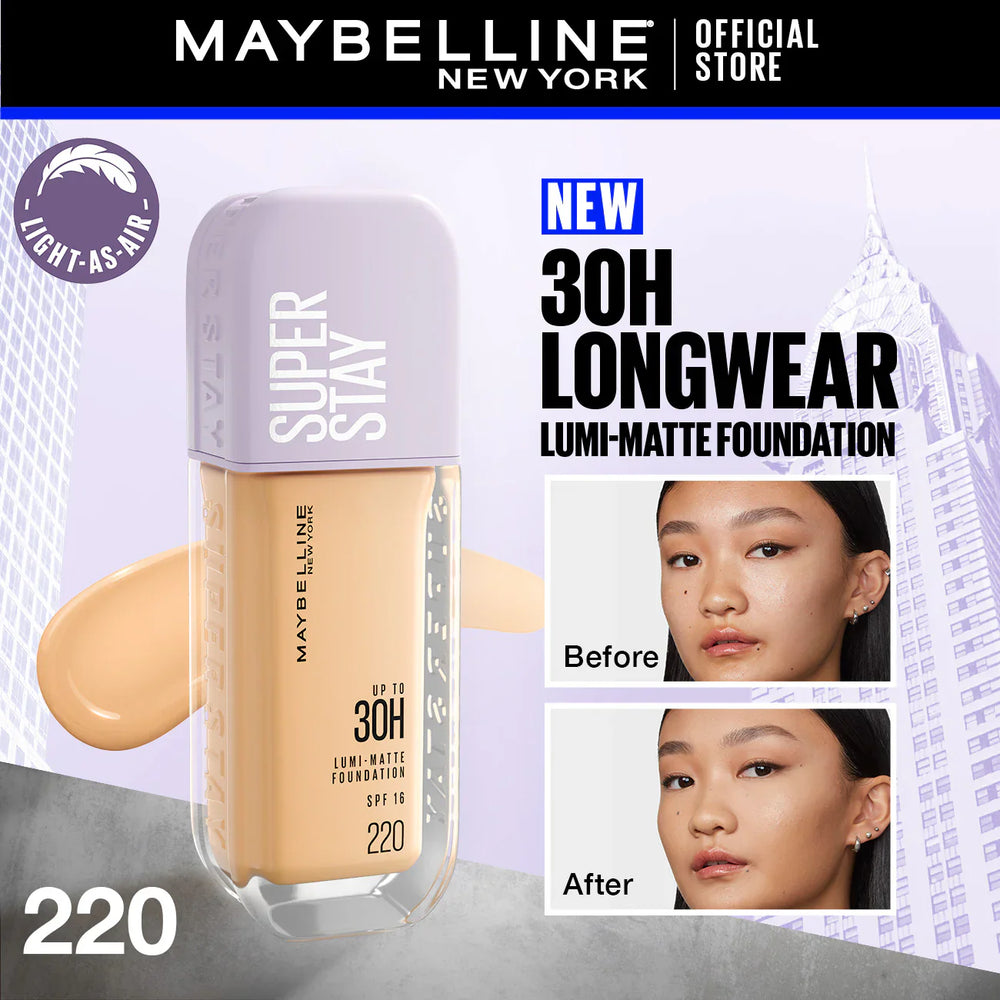 Original Maybelline - Super Stay Up to 30hr Lumi Matte Foundation Maybelline