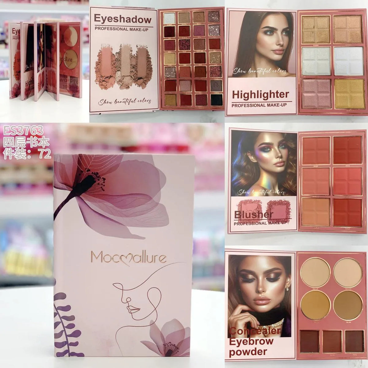 Mocallure 4 In 1 Makeup Book Palette Mocallure