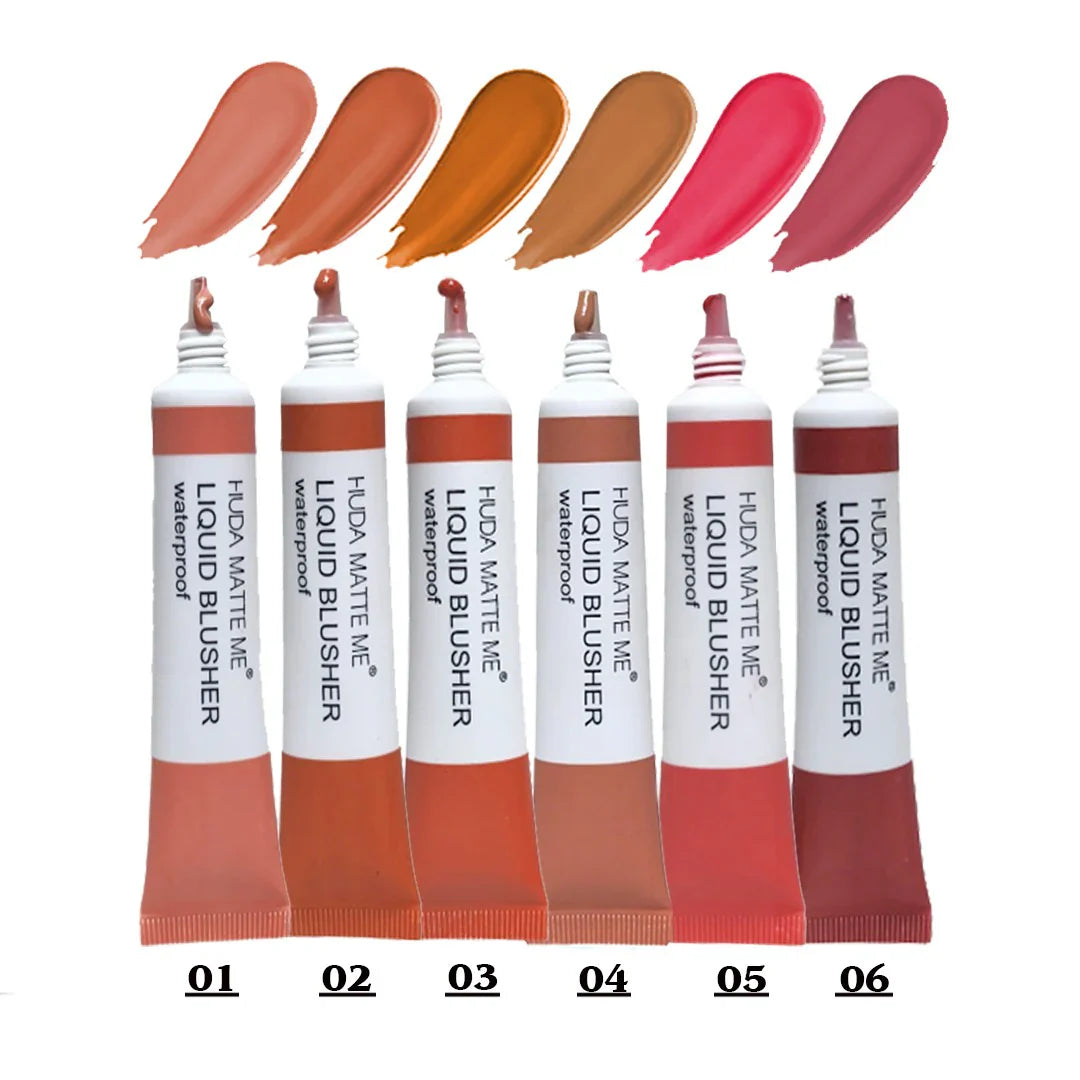 Huda Matte me Liquid Blusher Waterproof - 15ml Huda Matte Me