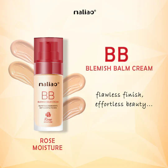 Maliao BB Blemish Balm Cream Rose Foundation Moisture - 30ml Maliao