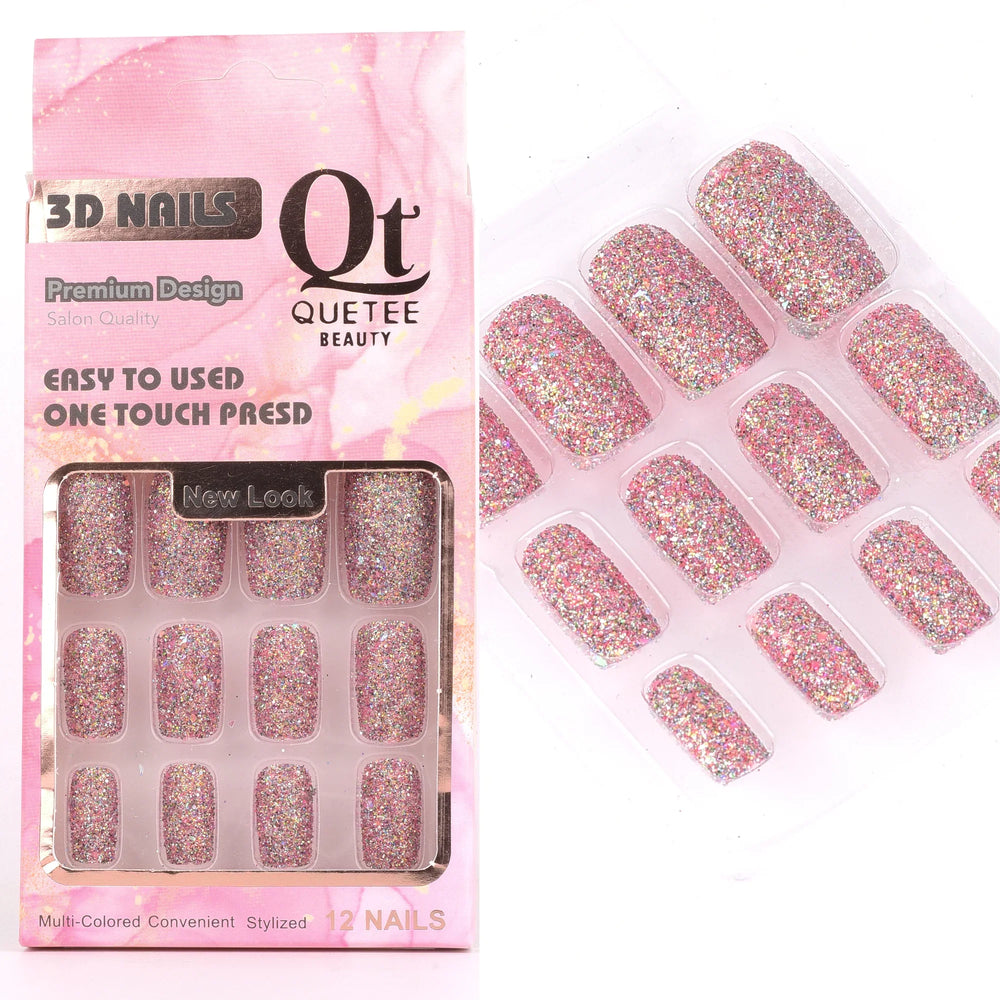 Quetee Beauty  3D Nails Premium Design Twenty Two Quetee