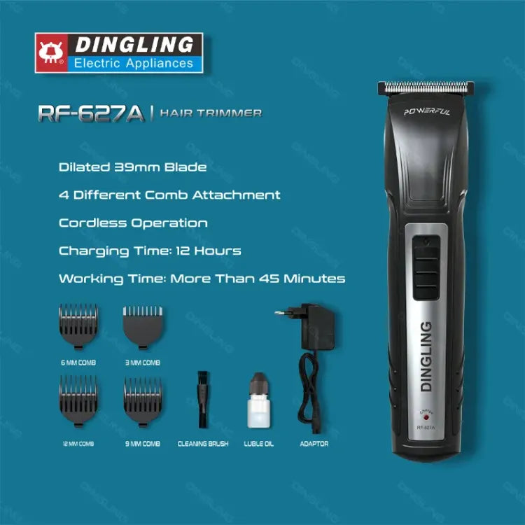 Dingling Rf-627 USB Wireless Hair Trimmer Dingling