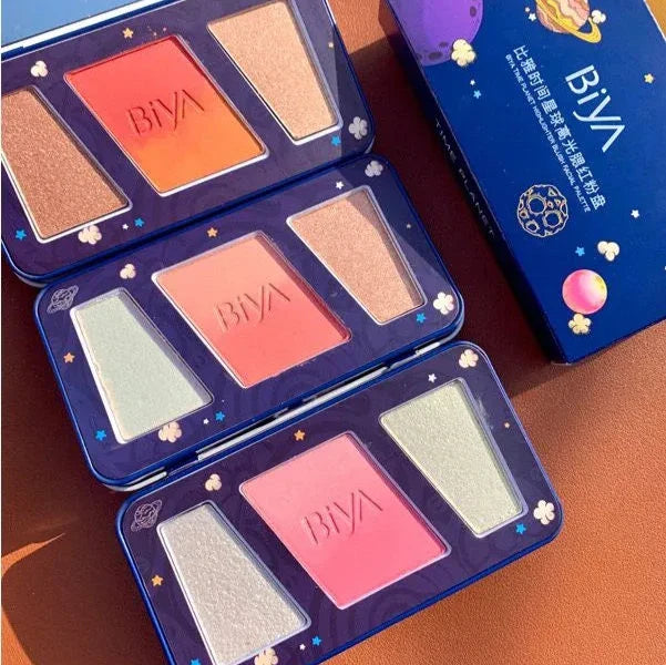 Biya Korean Highlighter & Blush Palette biya