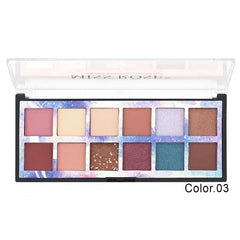 Miss rose Eye Shadow Palette - 12 Color Miss Rose