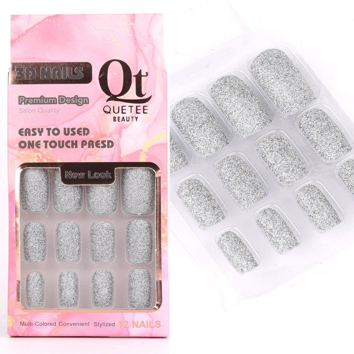 Quetee Beauty  3D Nails Premium Design Twenty Three Quetee