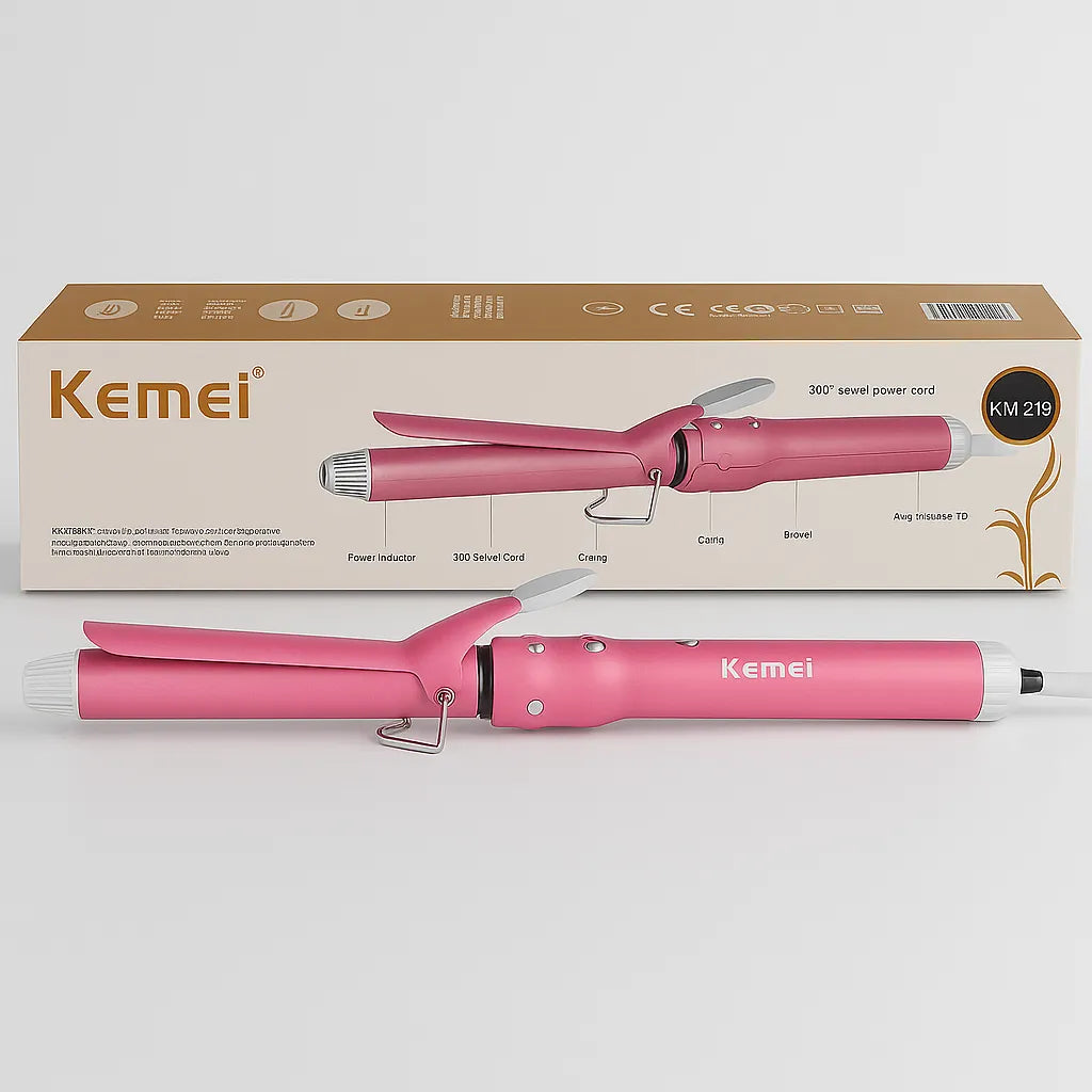 Kemei KM-219 Professional Ceramic Hair Curling Iron Kemei