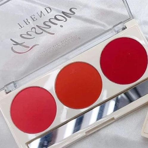 3 Color Fashion Trend Blush On Palette Fashion Trend