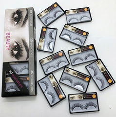 Huda Beauty 3D handmade eyelash - 10 Pcs Set Emelle Paris