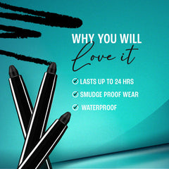 Lakmé Eyeconic Kajal – Black (10h Stay) Lakme