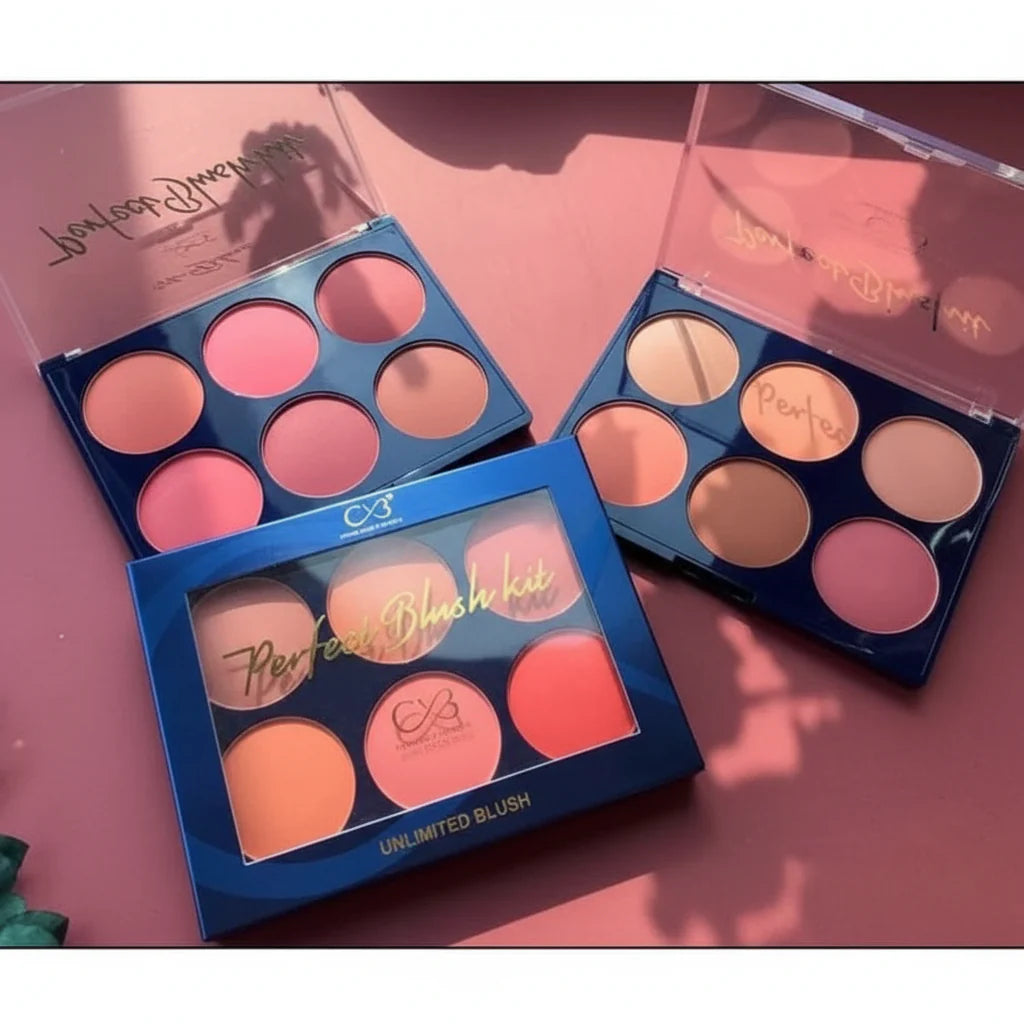 CVB Blush & Contour Kit – Sculpting & Radiant Face Makeup Palette CVB
