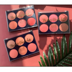 CVB Blush & Contour Kit – Sculpting & Radiant Face Makeup Palette CVB
