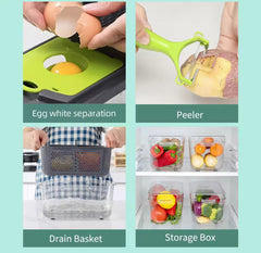 22 in 1 Multifunction Vegetable Chopper Fruit Slicer Mandoline Slicer Cosmia.pk