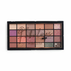 Seven Cool Matte & Glitter Fabulous Eyeshadow Palette - 24 Colors Seven Cool