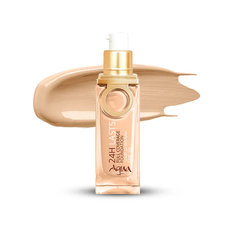 Aqua Color 24H Last Full Coverage Foundation - 25ml Aqua Color Line