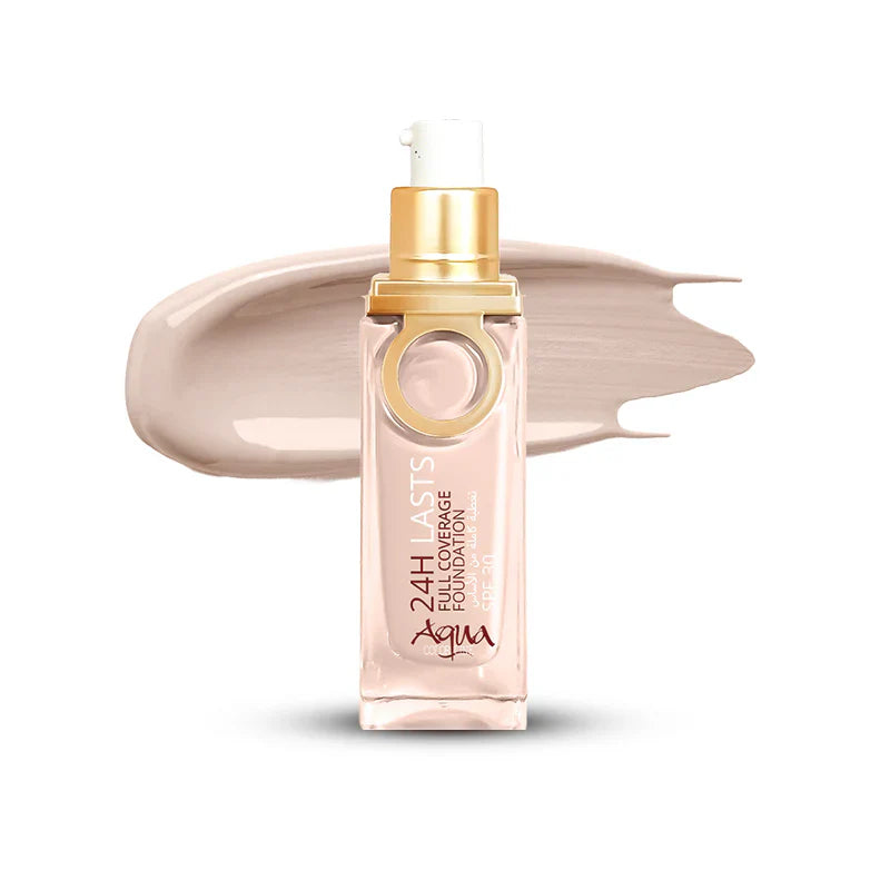 Aqua Color 24H Last Full Coverage Foundation - 25ml Aqua Color Line
