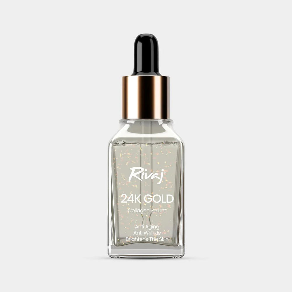 24K Gold Rivaj Anti-Aging Wrinkle Care Serum - 30ml Rivaj