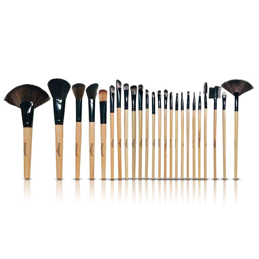 Glamorous Face 24 Piece Leather Brushset Glamorous Face