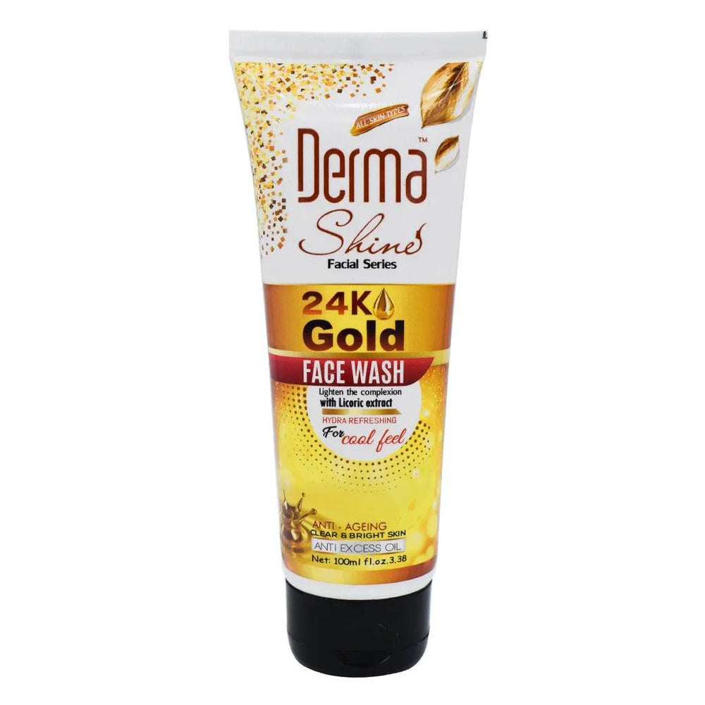 Derma Shine Face Wash & Facial Foam - 100ml Each Derma Shine