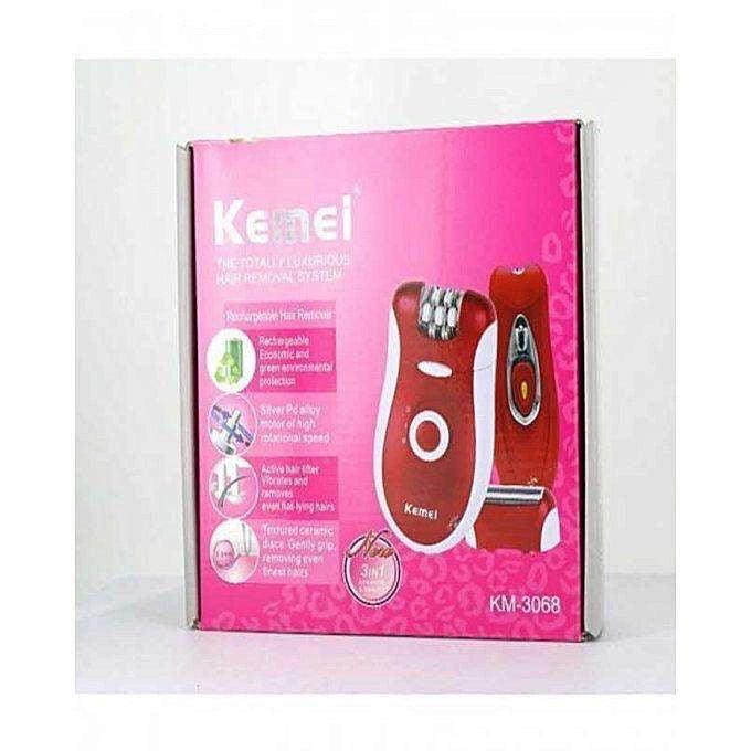 Kemei 3 in 1 Epilator Kemei