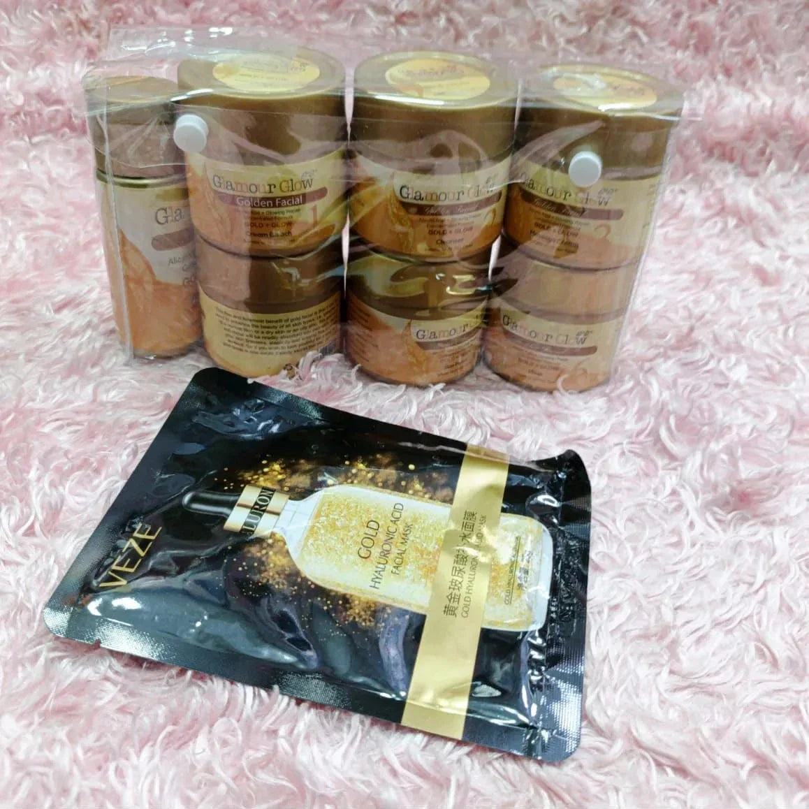 Glamour glow Facial kit with 1 Sheet Mask Glamour Glow