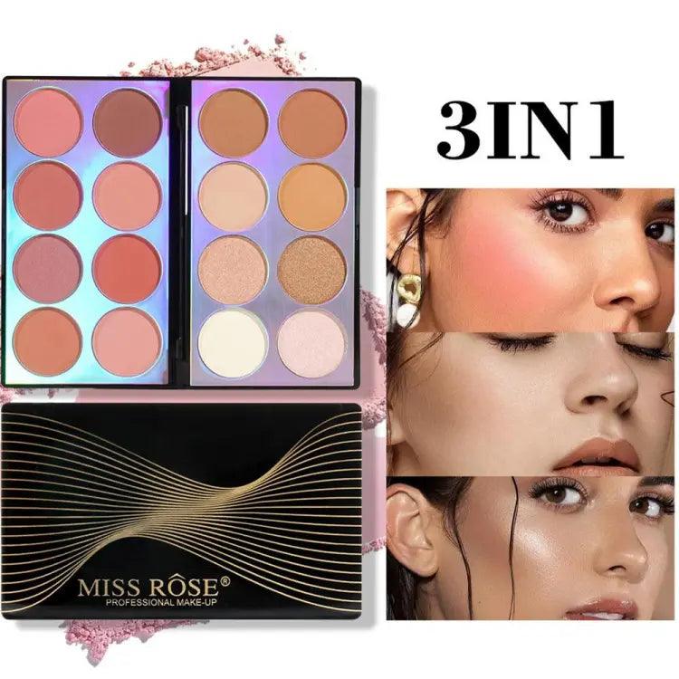 Miss Rose Double Sided Laser Face Kit - 16 Color Miss Rose