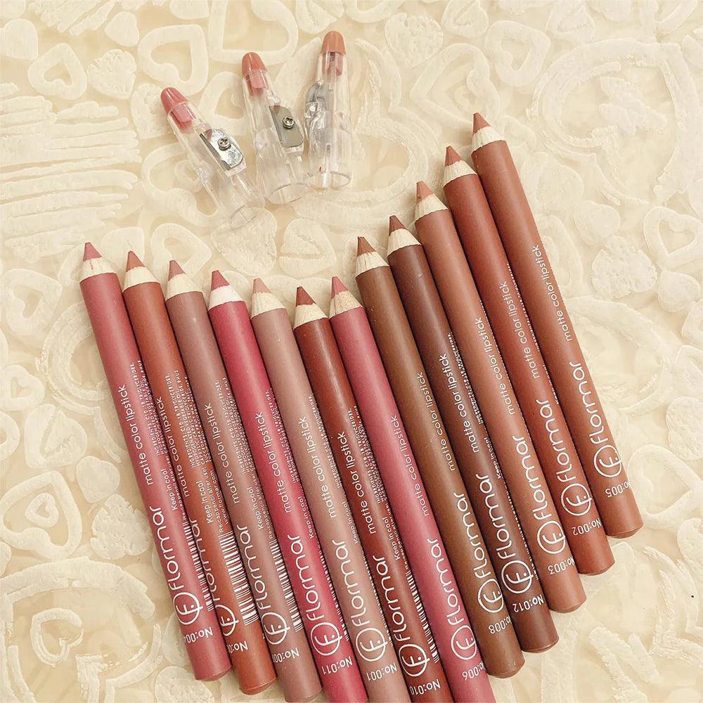 Flormar Lip Pencil – Pack of 12 Flormar